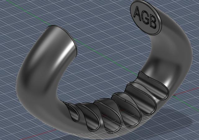 Cord Organizer 3D model thumbnail