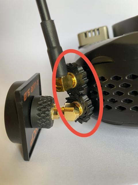 SMA Connector Locking Sleeve for Steadyview Module (SKYZONE SKY04O PRO and SKY04X PRO goggles) 3D model thumbnail