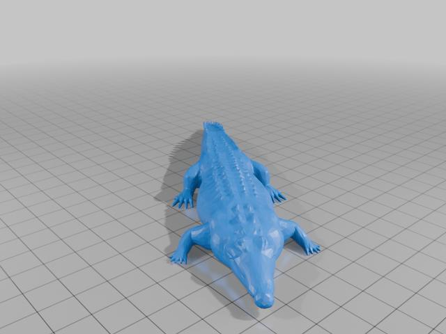 Crocidile 3D model thumbnail