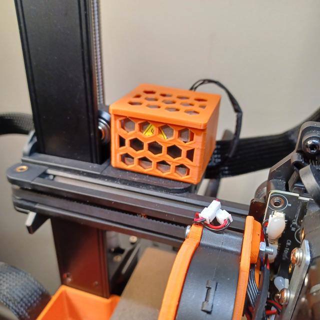 Stepper Motor Cover - Ender 3 V3 SE 3D model thumbnail