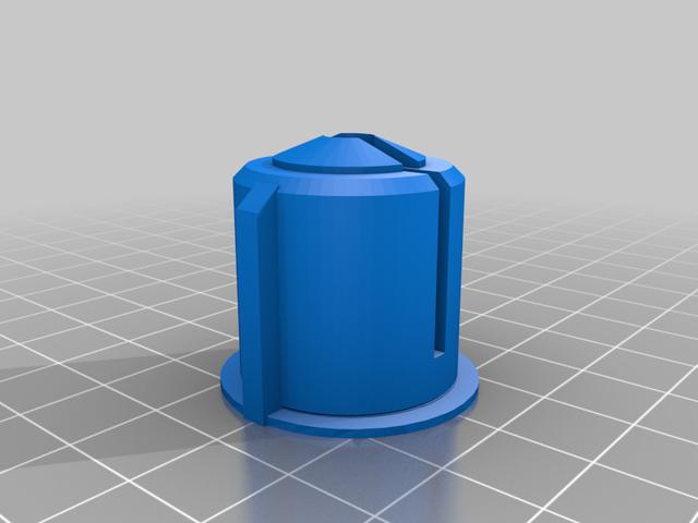 25mm Pipe End Plug/Anchor 3D model thumbnail