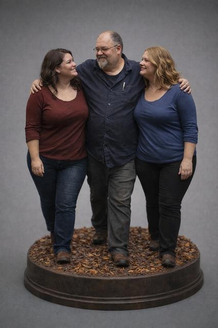 Autumn Family 3D model thumbnail