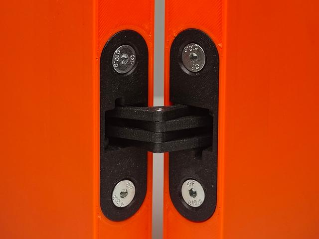 180° Stealth Concealed Hinge 3D model thumbnail