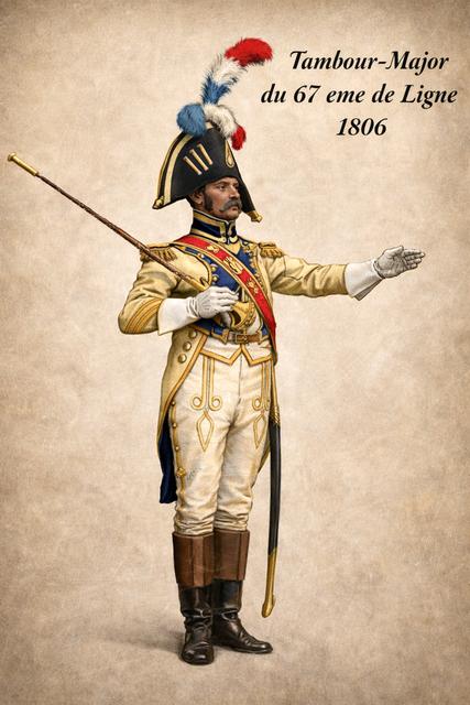 Soldat de l'empire no 53 : Le Tambour-Major 3D model thumbnail