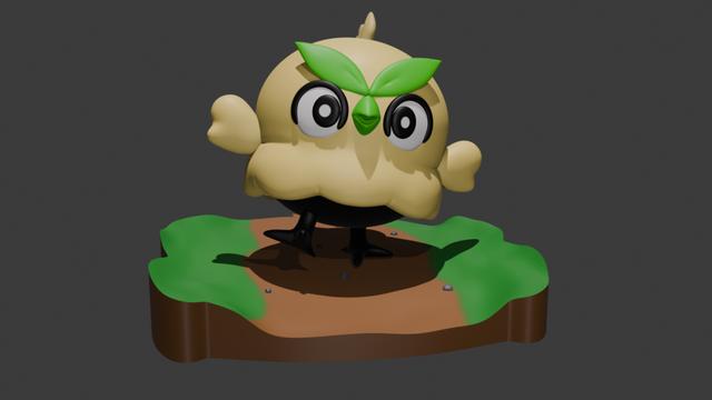 Browt - Pokemon Winds & Waves Starter Model 3D model thumbnail