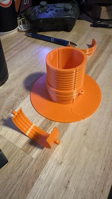 Etherflange - Ceiling Flange with Clip 3D model thumbnail