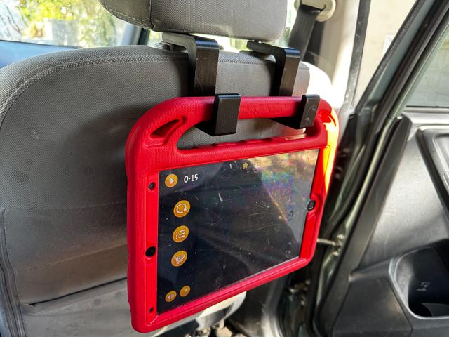 Kids Car iPad Seat Hook 3D model thumbnail