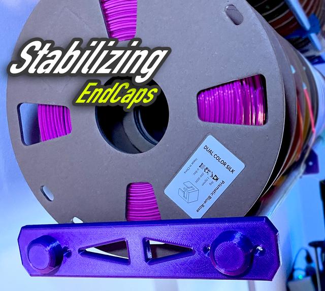 RepRack Stabilizing End Caps 3D model thumbnail