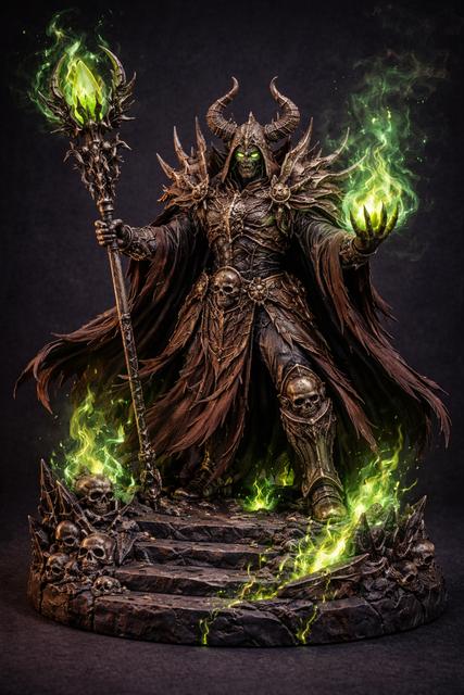 Evil Sorcerer  3D model thumbnail
