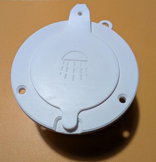 Socket and Cover for Cockpit Shower 3D model thumbnail