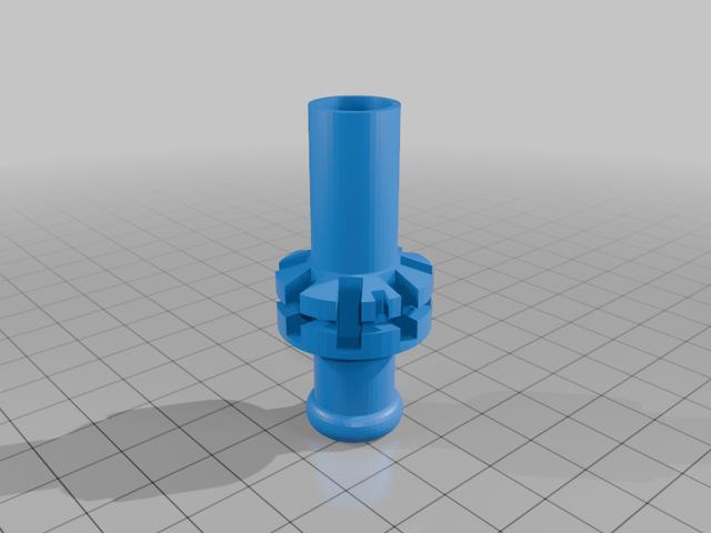 Umbrella runner center plate 3D model thumbnail