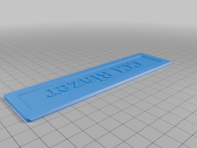 CCI Blazer lid for 22LR Bullet Holder  3D model thumbnail