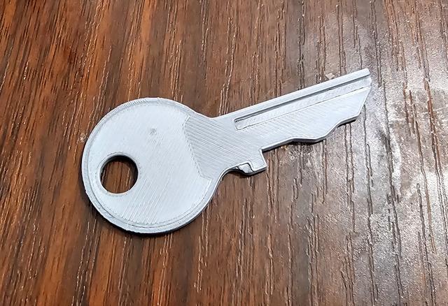Vault Lock Key Remix – Normal Key Bow 3D model thumbnail