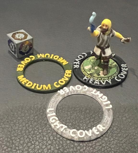 Condition/status markers for EZD6 RPG miniatures 3D model thumbnail