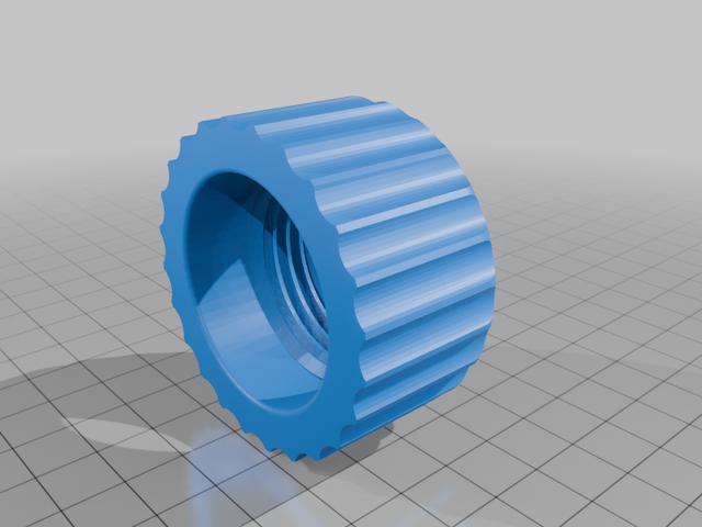 Astoba UW1 P22 protecting nut 3D model thumbnail