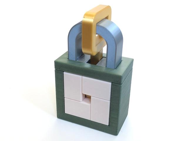 Key Trap - Interlocking puzzle by Christoph Lohe 3D model thumbnail