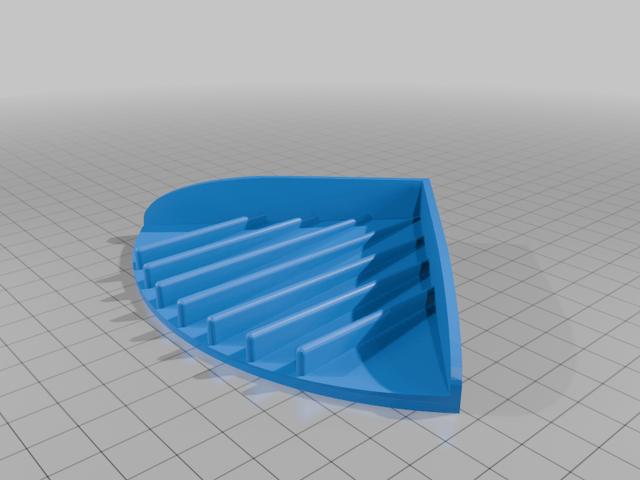 soap dish 3D model thumbnail