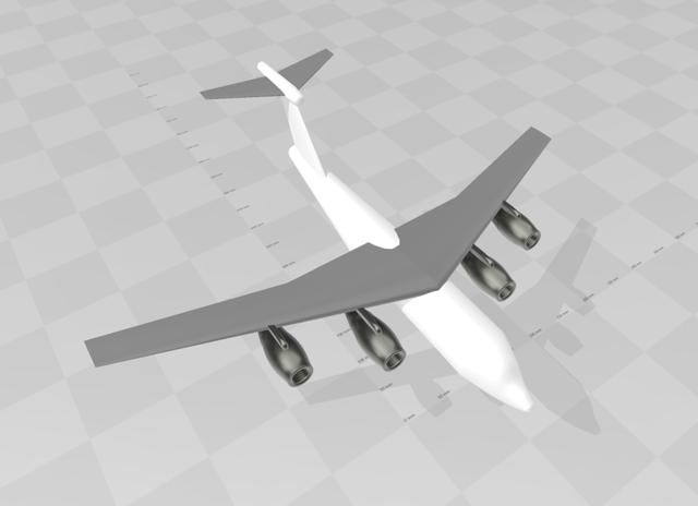  BAe 146-100 Inspired Regional Jet (Free STL) 3D model thumbnail