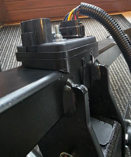 Tesla Model 3 Trailer ECU Mount for Autohak TE02V 3D model thumbnail
