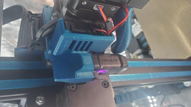 Ender 3 V2 Sprite CR touch Zero Y Offset probe backplate mount 3D model thumbnail