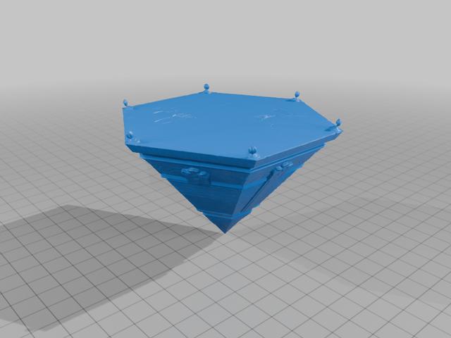 Inverted Pyramid 3D model thumbnail