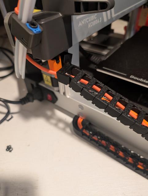 Anycubic Kobra 3 Chain Mounts 3D model thumbnail