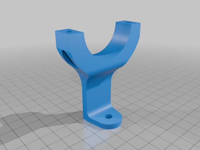 GoPro swivel roll-bar mount  3D model thumbnail