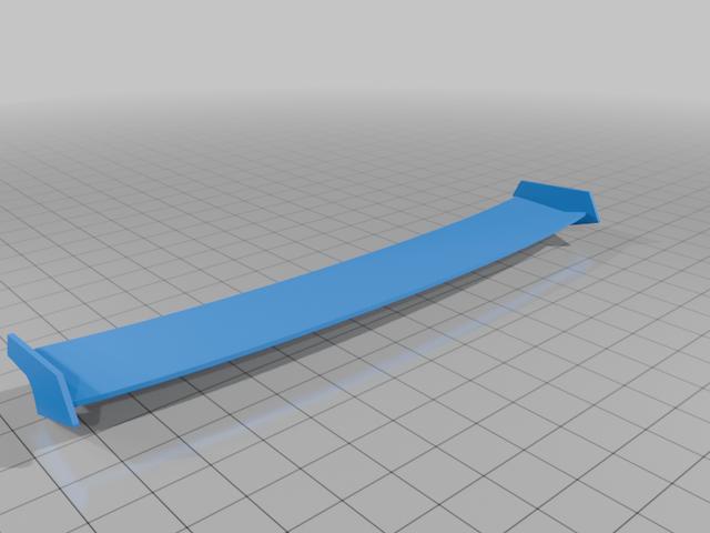 1/10 rc drag wing 3D model thumbnail