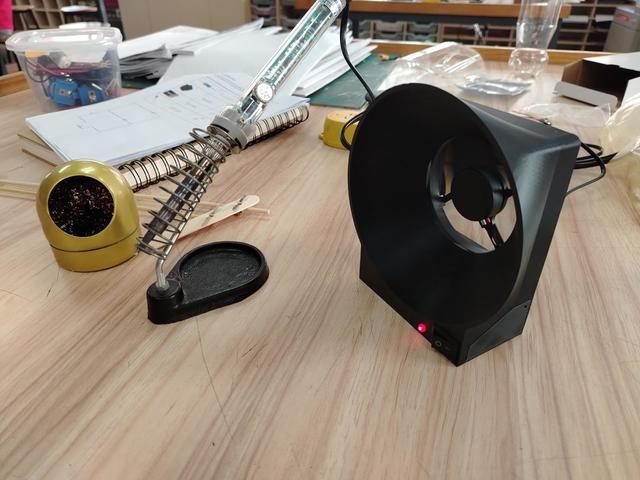Soldering Fume Extractor Fan 3D model thumbnail