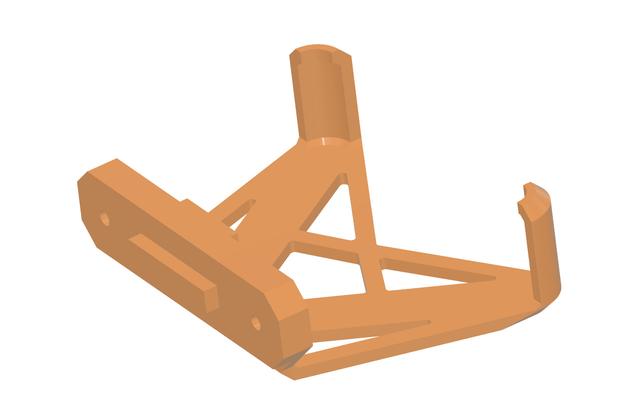 REMIX of 2020 Extrusion Mount for Malolo's Raspberry Pi 3b Case by Flipsoul 3D model thumbnail