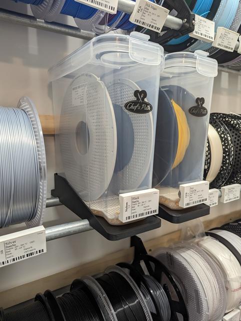 Chef's Path Single Spool Rod Mount 3D model thumbnail