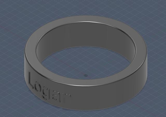 Logan Ring 3D model thumbnail