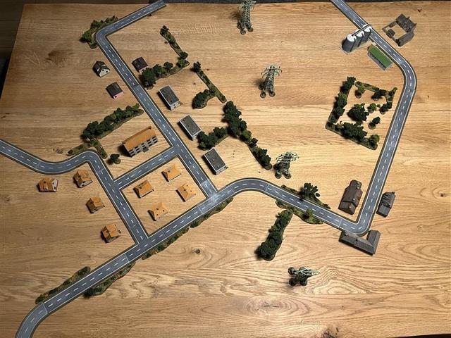 6mm modern roads 3D model thumbnail