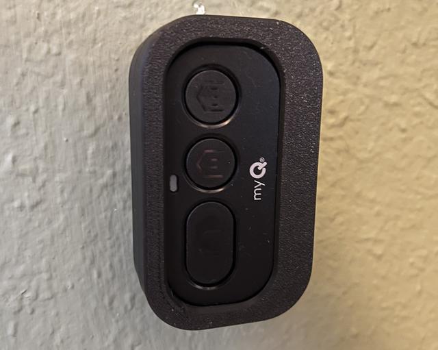 Wall Mount for myQ Garage Door Remote Model L993M 3D model thumbnail