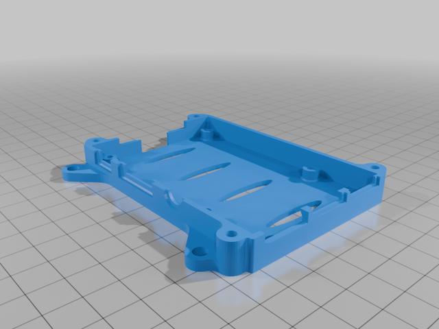Raspberry Pi 3 Case - Photograaf16 - m3 nut holes added 3D model thumbnail