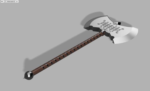 Nico's Axe 3D model thumbnail
