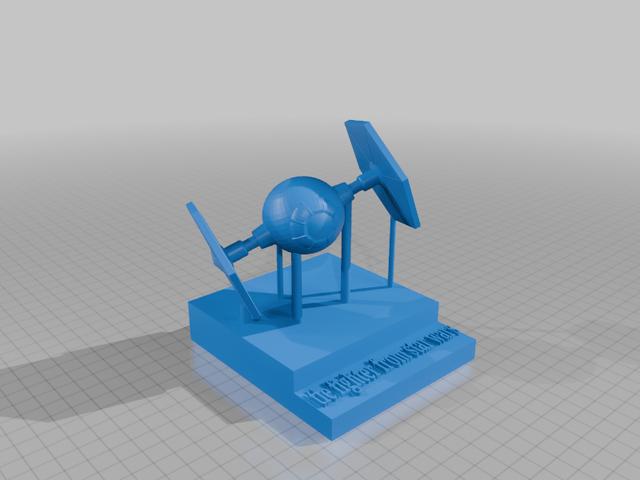 Tie Fighters 3D model thumbnail