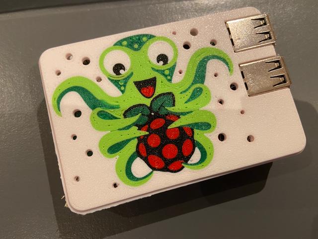 Octoprint Case Pi 3B+ 3D model thumbnail
