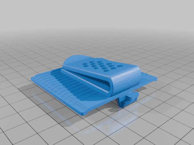 Miyoo Mini - Battery Cover with Belt Clip Version 3 3D model thumbnail