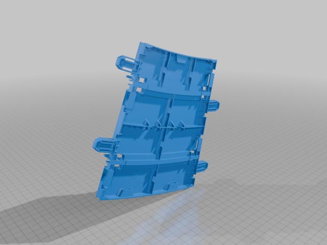 Policar curve R4 11.25 degree - P048 for slot cars 1:32 scale Slot.it 3D model thumbnail