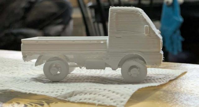 Kei truck 3D model thumbnail
