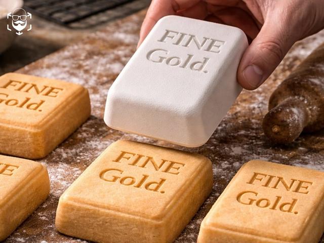  Gold Bar Cookie Cutter 3D model thumbnail