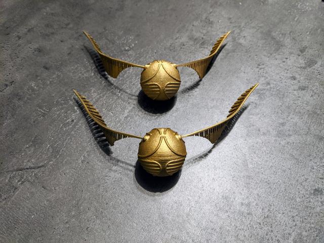 Golden Snitch - with infill - from two part 3D model thumbnail