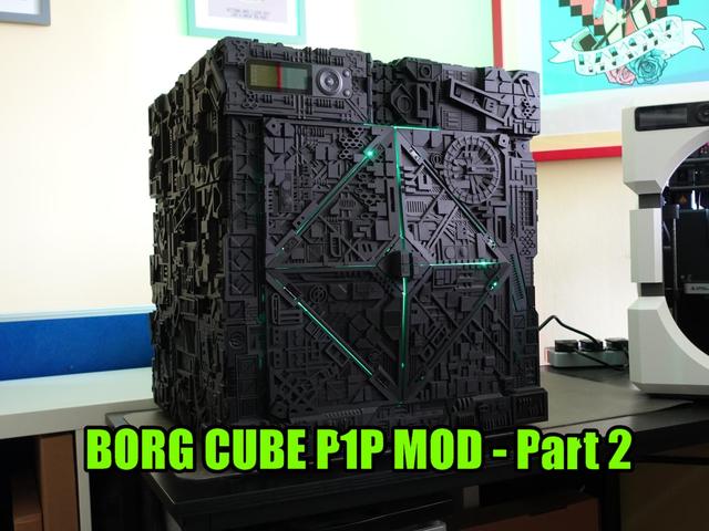 Part 2 - Borg Cube P1P Mod 3D model thumbnail