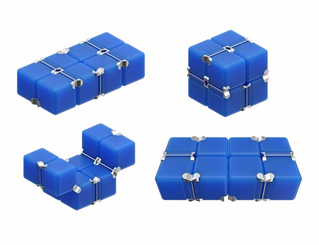 Infinity cube 3D model thumbnail