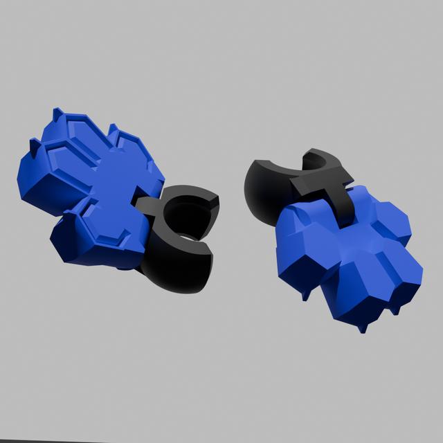 Dummy 13 Paw Hand/Animal Hand/Paw 3D model thumbnail