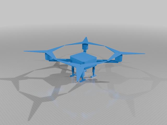 drone 3D model thumbnail