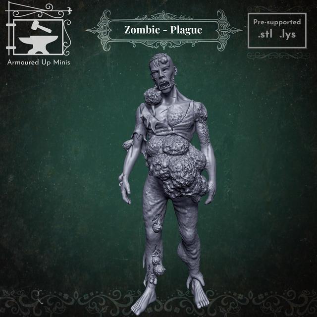 Zombie Plague 3D model thumbnail