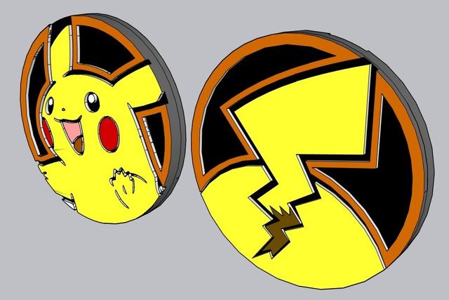 Pikachu Toss Coin 3D model thumbnail