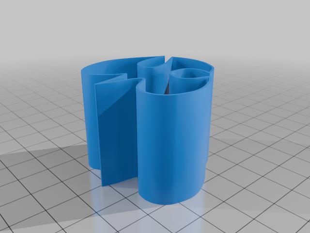 Whitvale Dove Cutter Round 3D model thumbnail